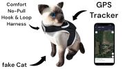 NEW Portable Wireless Small Dog GPS Tracker Rechargeable Collar Finder Size:M